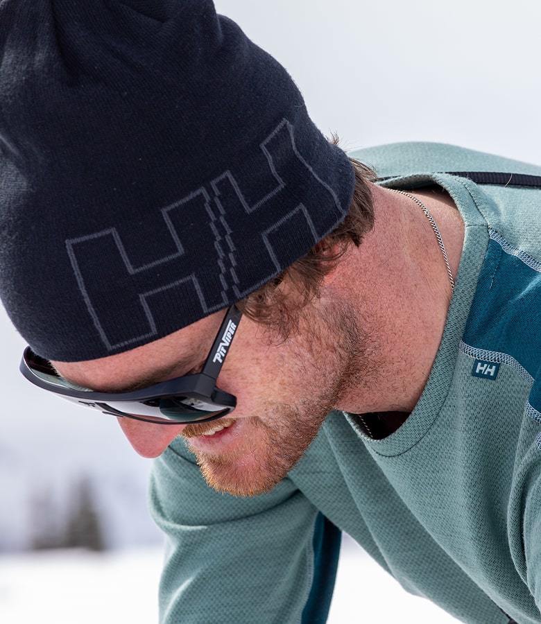Man wearing Helly Hansen baselayers