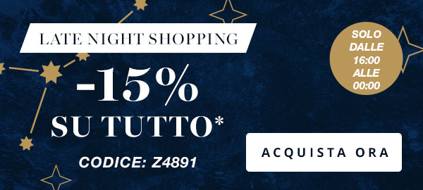 Assicurati i tuoi capi preferiti della  con uno sconto del 15%