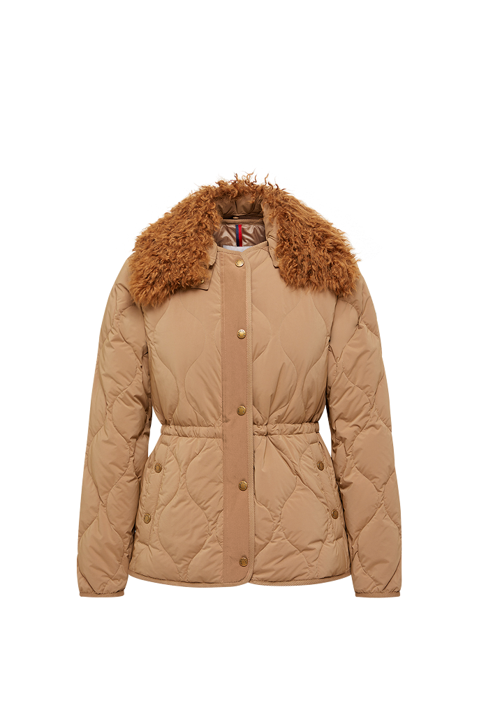 Piumino corto con bordo in shearling Quintin 3 in 1