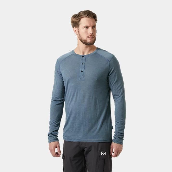 Men's HH Durawool Long Sleeve Henley