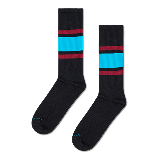 Simple Stripe Sneaker Sock
