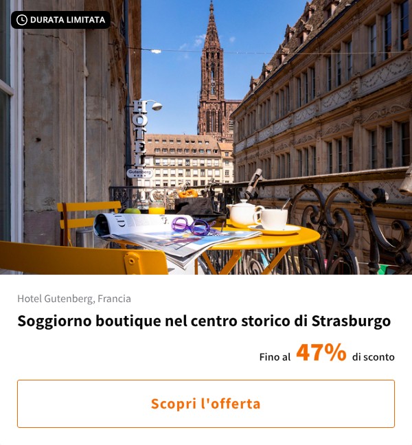 Soggiorno boutique nel centro storico di Strasburgo