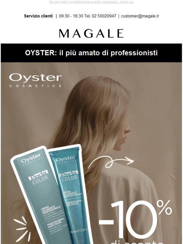 OYSTER -10% OFF ✨💗 corri su Magale.it