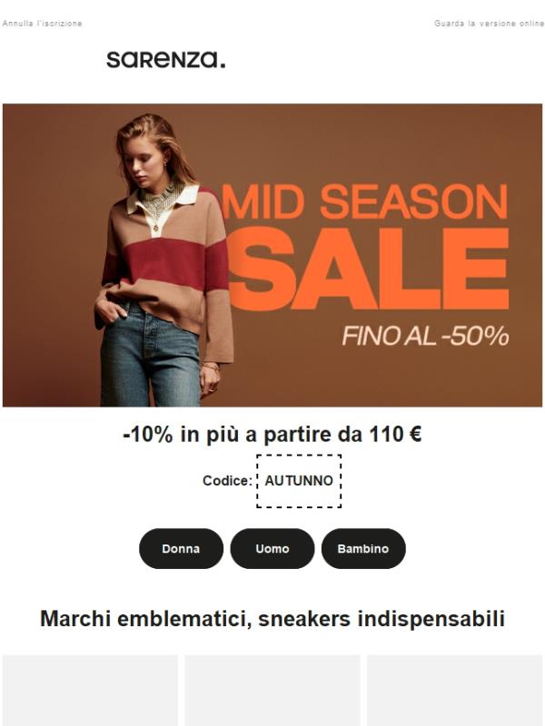 ✨Sneakers iconici: i tuoi modelli preferiti fino al -50%!