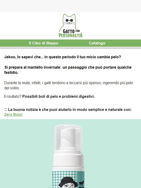 Addio ai boli di pelo!