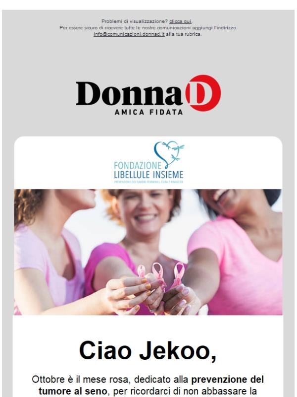 Scopri l'importanza della prevenzione con i consigli di Fondazione Libellule Insieme per il Mese Rosa