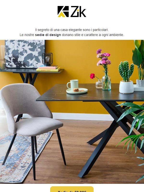 Sedie a partire da €59,90