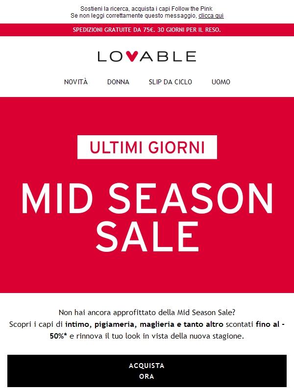 ⏰ Ultimi giorni di sconti fino al 50%