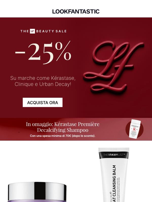 -25% | The LF Beauty Sale