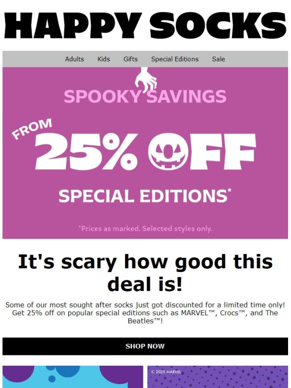 Last Call—25% Off Special Editions!