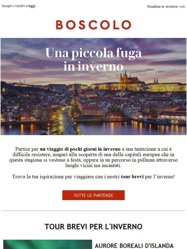 12 tour brevi per l’inverno