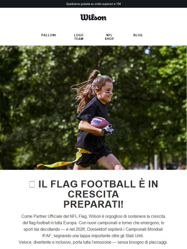 🏈 Il Flag Football è in crescita — Preparati a giocare