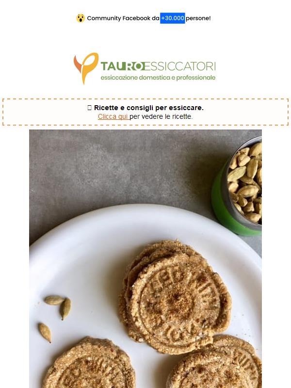 🍪 Biscotti Zenzero Cardamomo