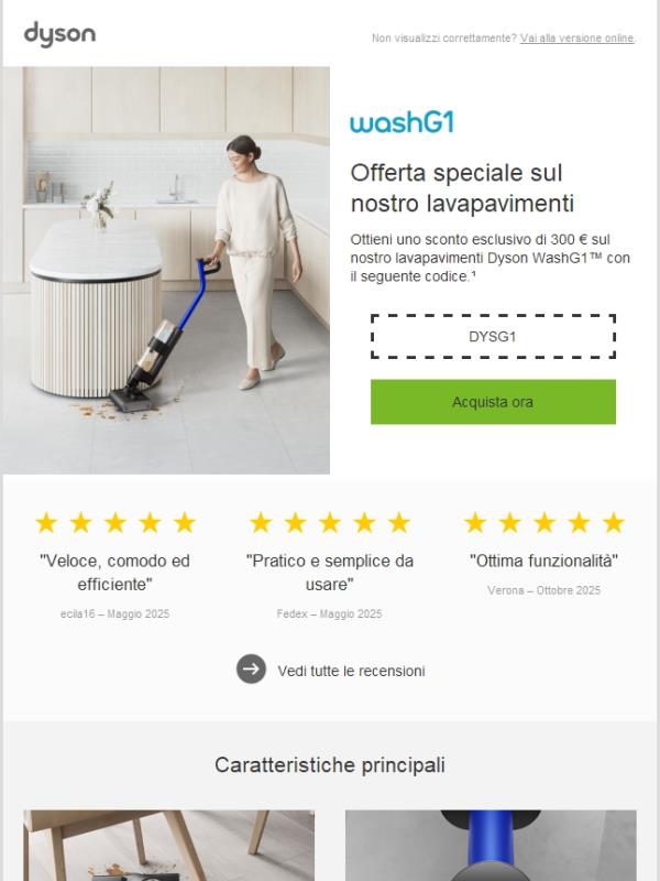 Offerta esclusiva sul nostro lavapavimenti