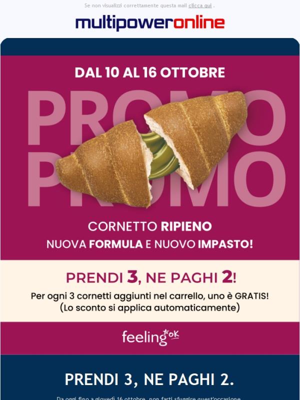 🤩Croissant Ripieno: Prendi 3, paghi 2!🔥