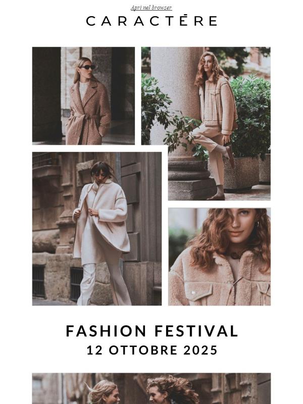 🎉 Solo il 12 ottobre: Fashion Festival negli Outlet!