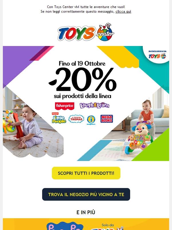 🏷 -20% su Fisher-Price, fino al 19 ottobre!