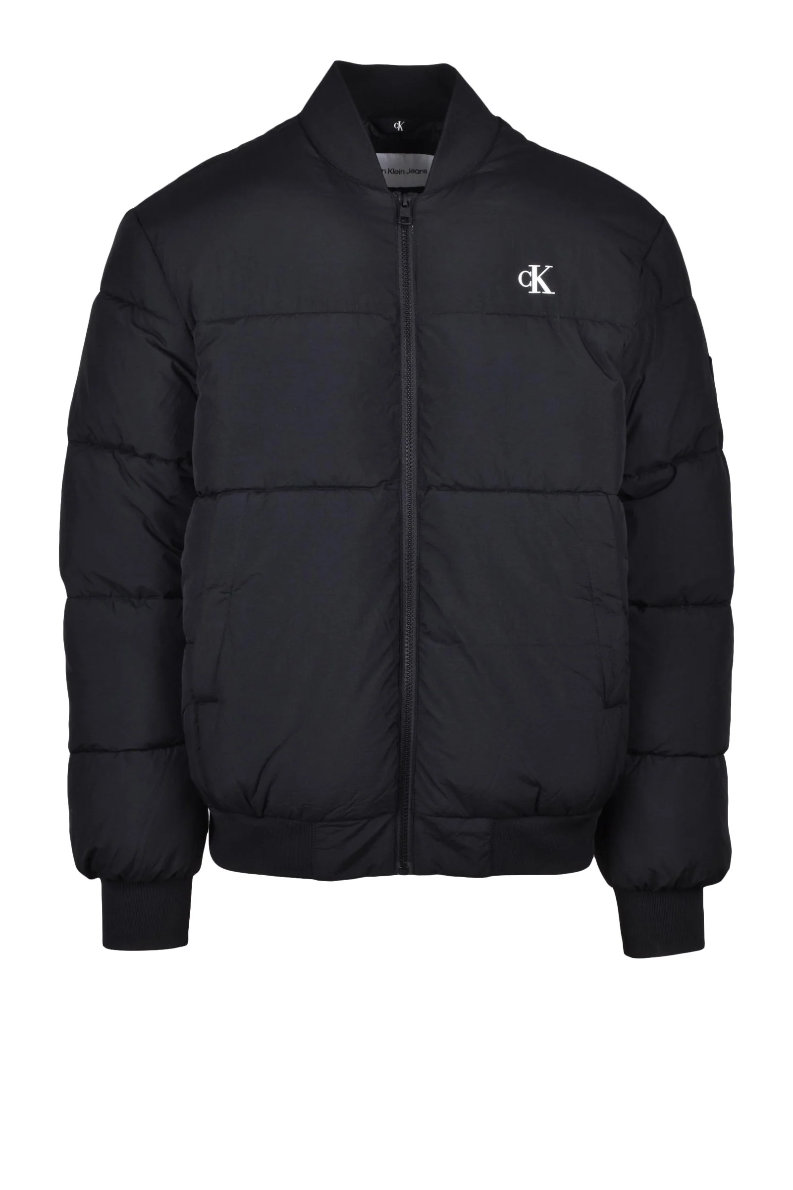 Image of Calvin Klein Jeans Piumino Nero con Logo