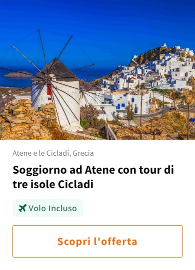 Soggiorno ad Atene con tour di tre isole Cicladi