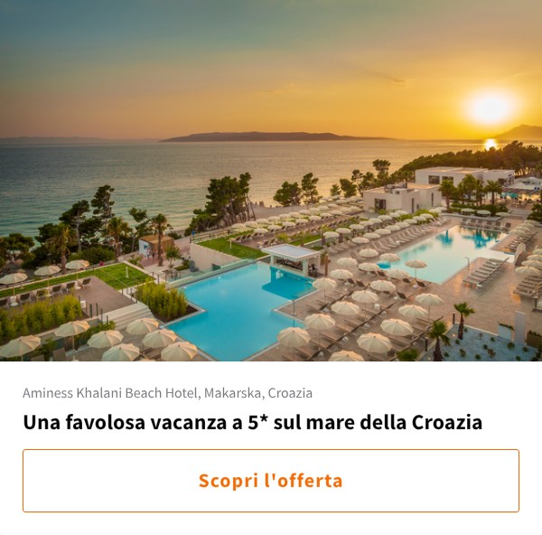 Una favolosa vacanza a 5* sul mare della Croazia