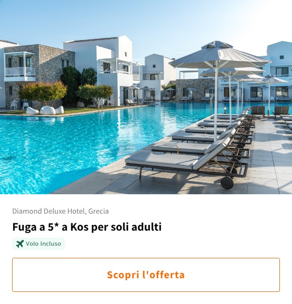Fuga a 5* a Kos per soli adulti