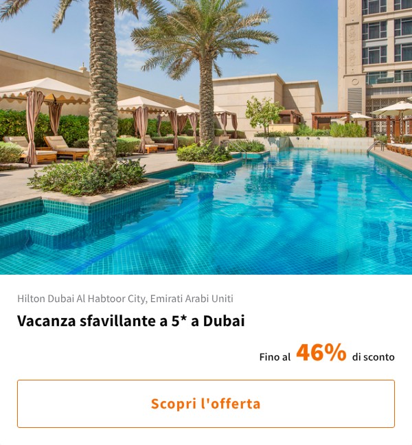 Vacanza sfavillante a 5* a Dubai