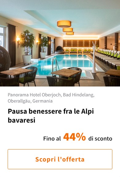 Pausa benessere fra le Alpi bavaresi
