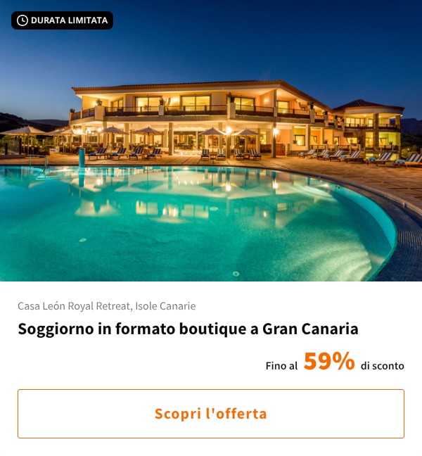 Soggiorno in formato boutique a Gran Canaria