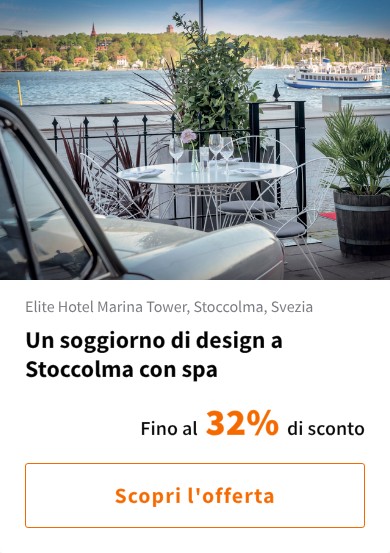 Un soggiorno di design a Stoccolma con spa