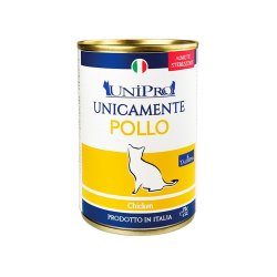 Image of UniPro Unicamente Pollo 400g umido gatto monoproteico