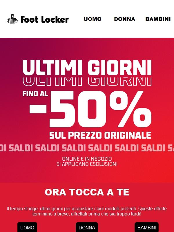Ultimi giorni. Fino a -50%. Acquista ORA ⏰