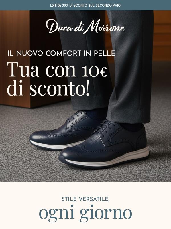 👞 Il comfort in pelle: Solo per te a €59