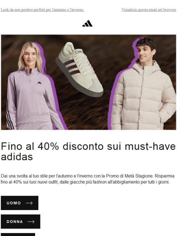 Rendi unico il tuo stile — sconti fino al 40%
