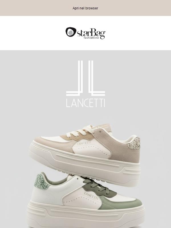 Nuove Sneakers Lancetti 👟 - Stile, comfort e -20% di sconto!