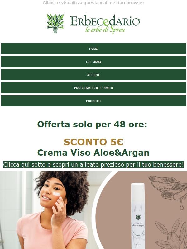 Aloe + Argan = pelle felice (e 5€ in meno 😍)