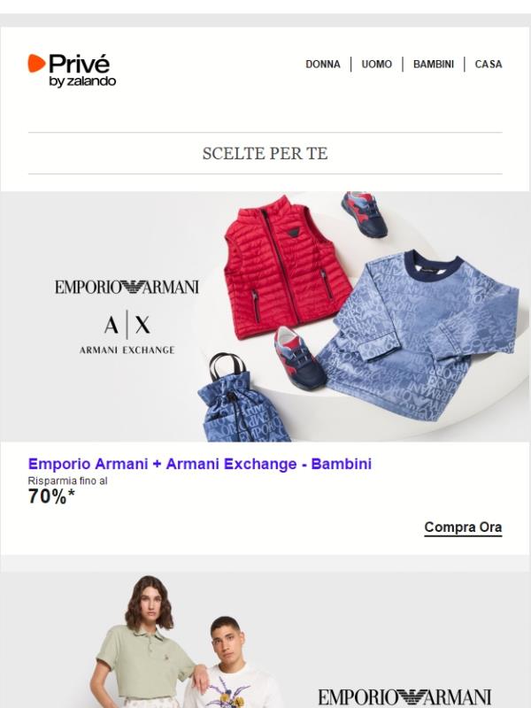 Emporio Armani, Desigual & KARL LAGERFELD ti stanno aspettando