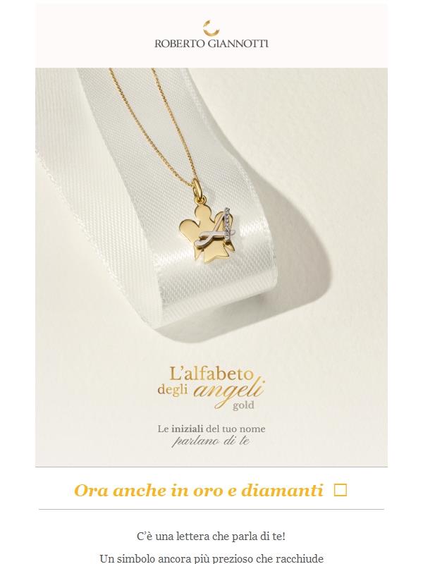 ✨ Le iniziali del tuo nome parlano di Te, ora anche in Oro e Diamanti 💎