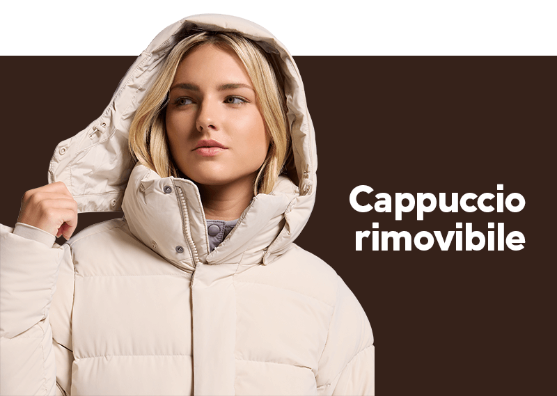 Cappuccio rimovibile