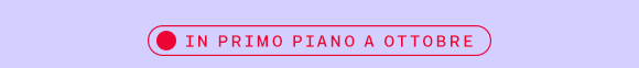 Etichetta: In primo piano a ottobre, con cerchio rosso e testo in maiuscolo.