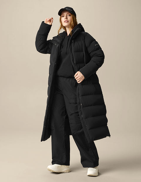 Amaze Puff™ Long Hooded Down Puffer