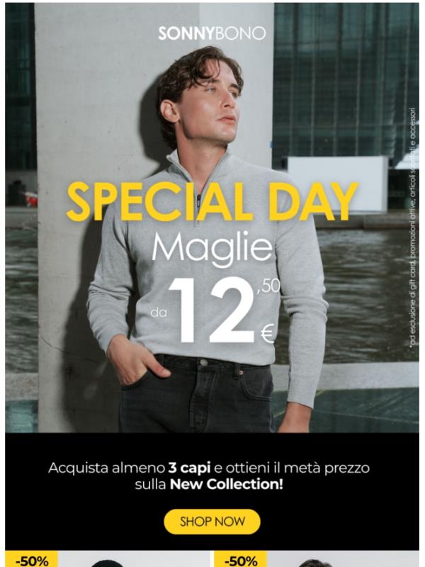 Special Day - Maglie da 12,50€!💥