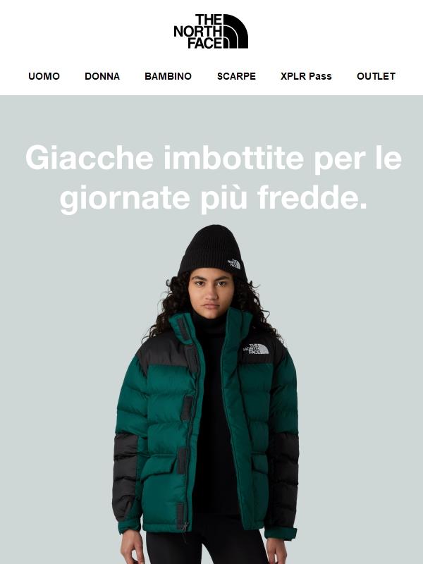 Nuove giacche imbottite per le giornate fredde in arrivo