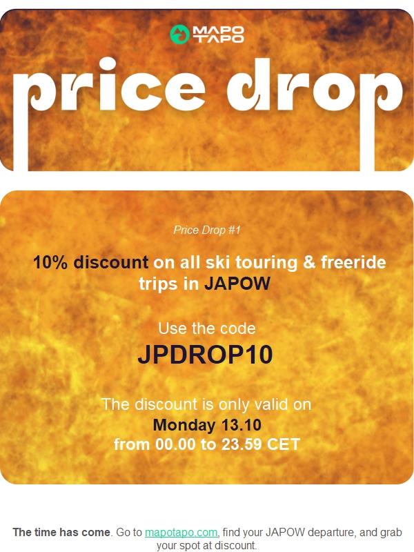 🚨 PRICE DROP: JAPAN SKI - GET YOUR DISCOUNT