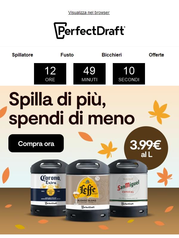 10 fusti a 23,94€ 💥