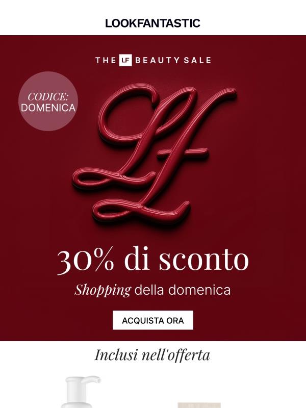 30% di sconto: ultimi momenti per approfittarne