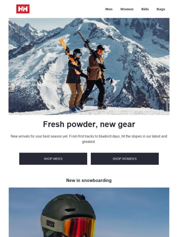 First look: winter gear is here