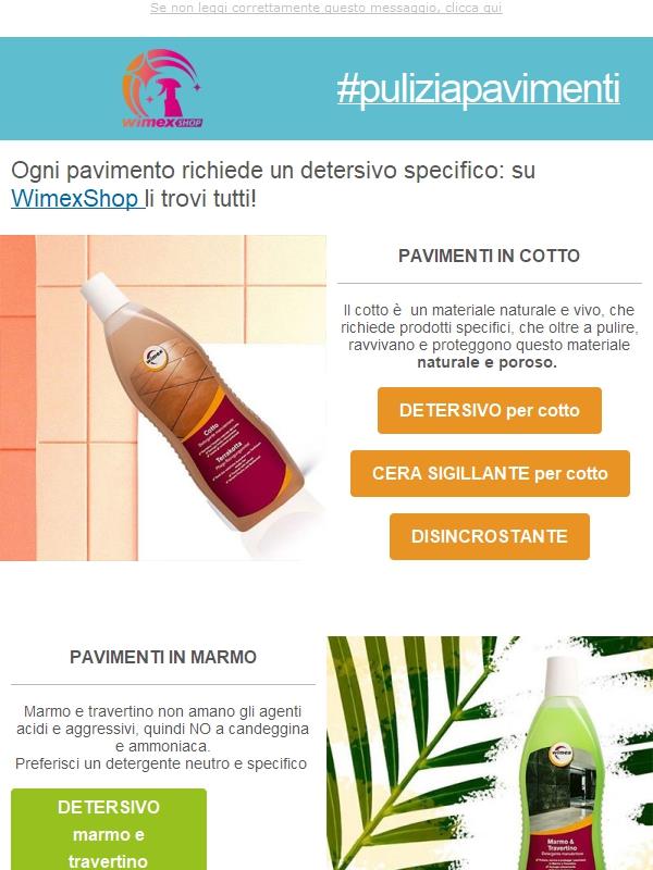 👆Ogni pavimento richiede una diversa cura