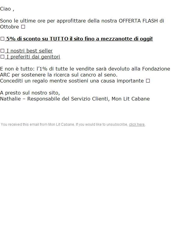 Veloci! Offerta limitata fino a mezzanotte! 🌙