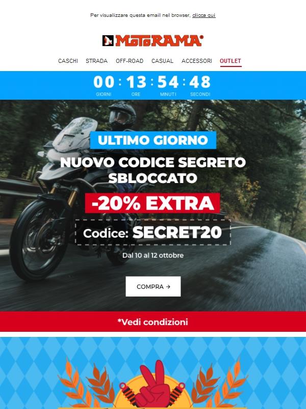 Finisce oggi!🚨 -20% extra con il codice SECRET20 🤫