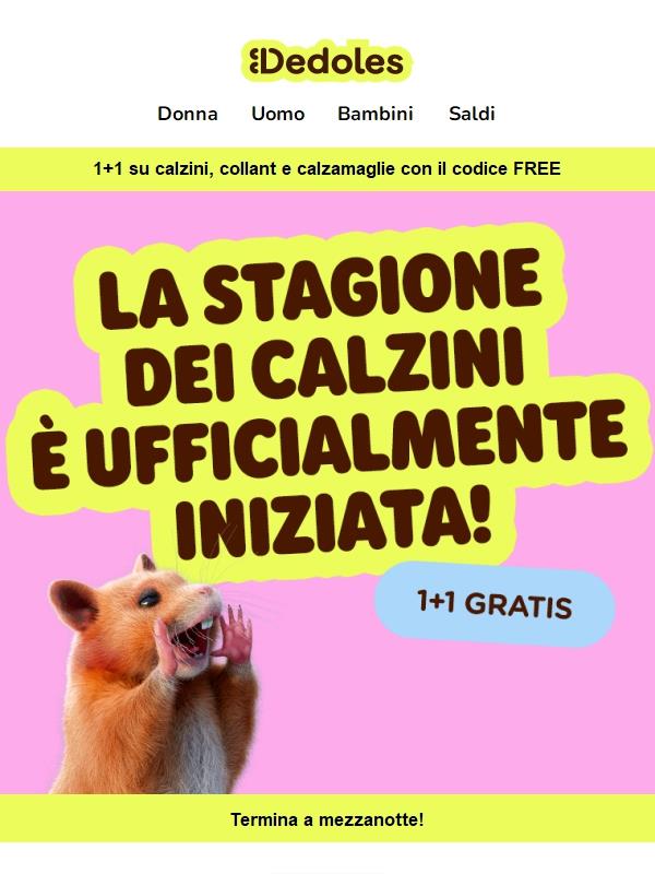 Raddoppia la gioia: 1+1 GRATIS! 💃